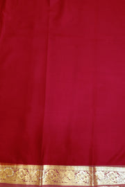Kora silk saree in grey with  floral motifs in gold