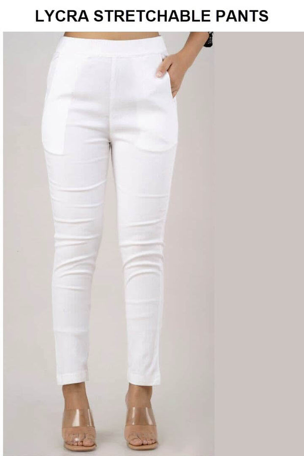 Lycra stretchable pants