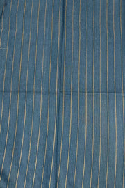 Handwoven desi tussar pure silk saree in teal blue