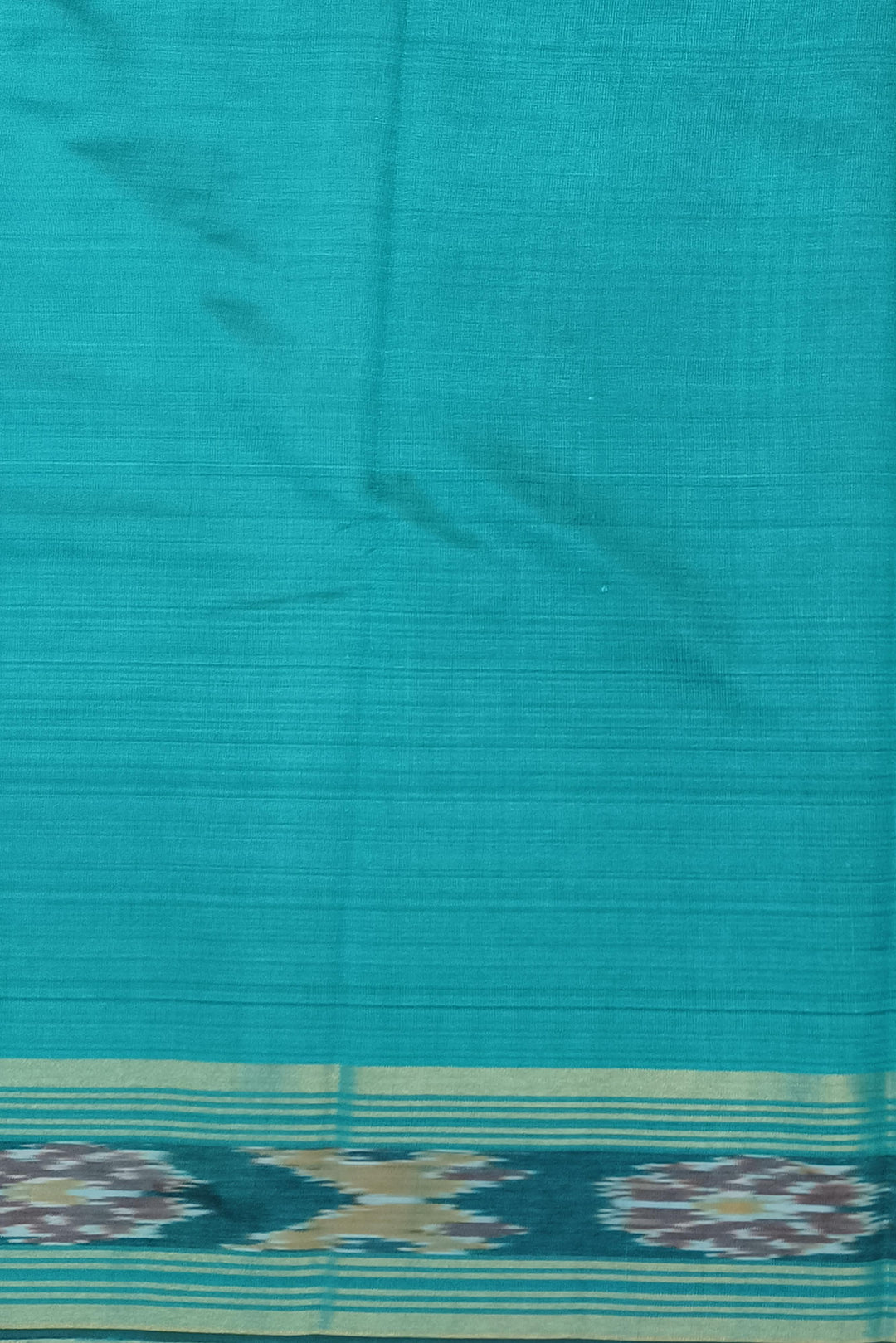 Tussar raw silk saree in royal blue