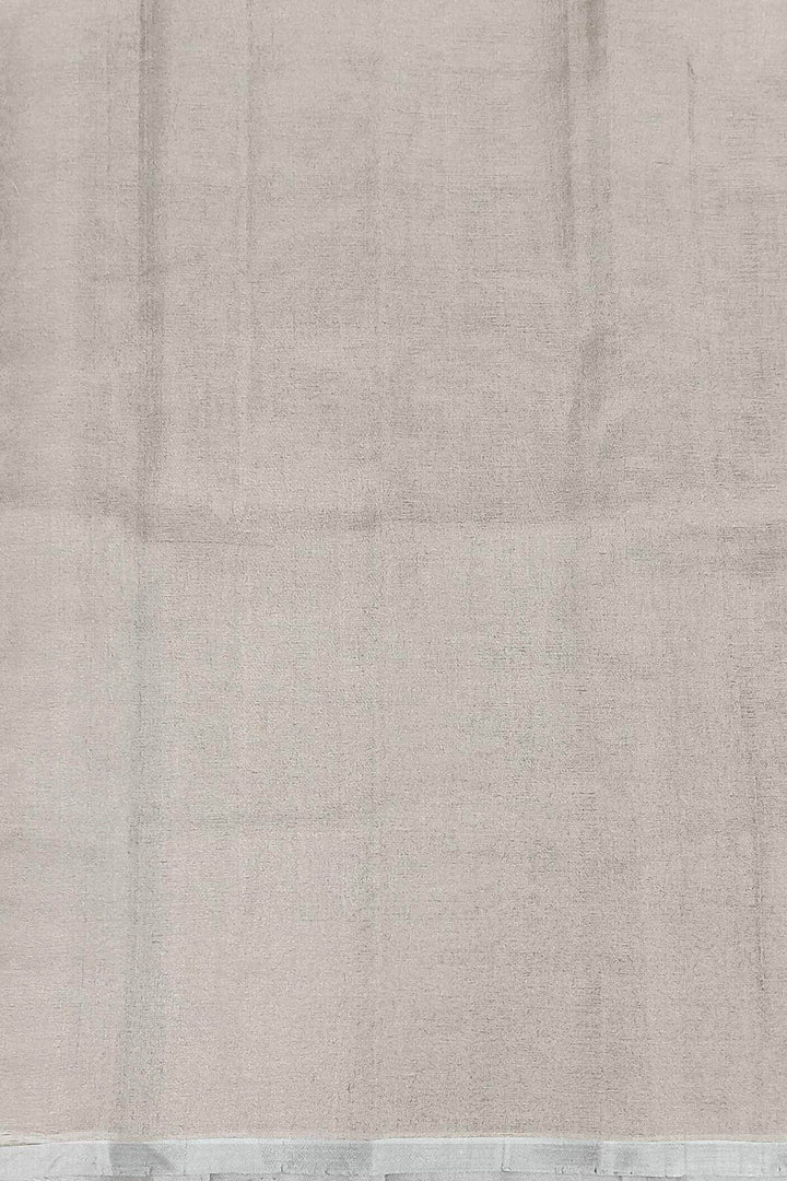 Handwoven Uppada pure silk saree in orange  with round motifs