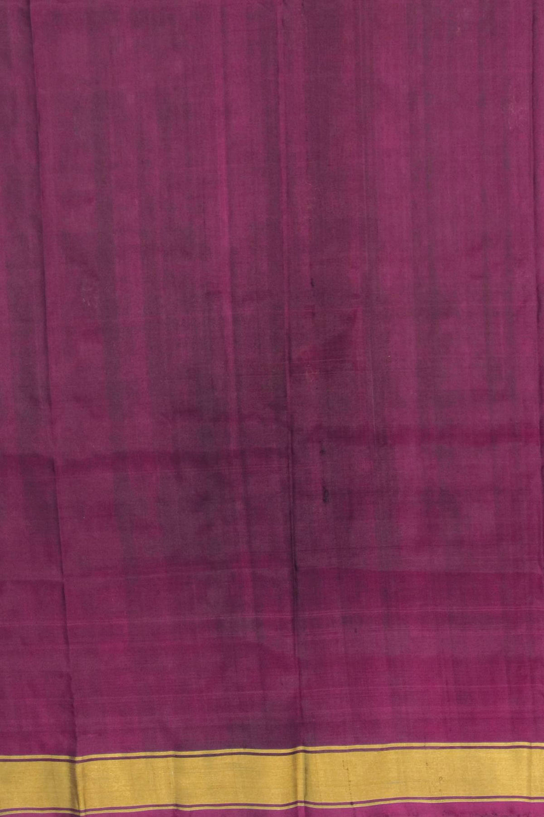 Handloom Uppada pure silk saree in wine with rich pallu and a  small border