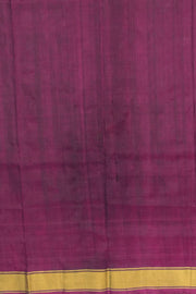 Handloom Uppada pure silk saree in wine with rich pallu and a  small border