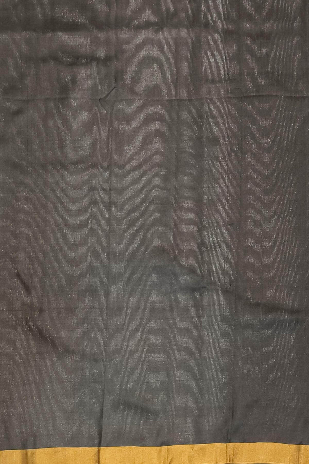 Handloom Uppada silk tissue saree in black