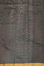 Handloom Uppada silk tissue saree in black
