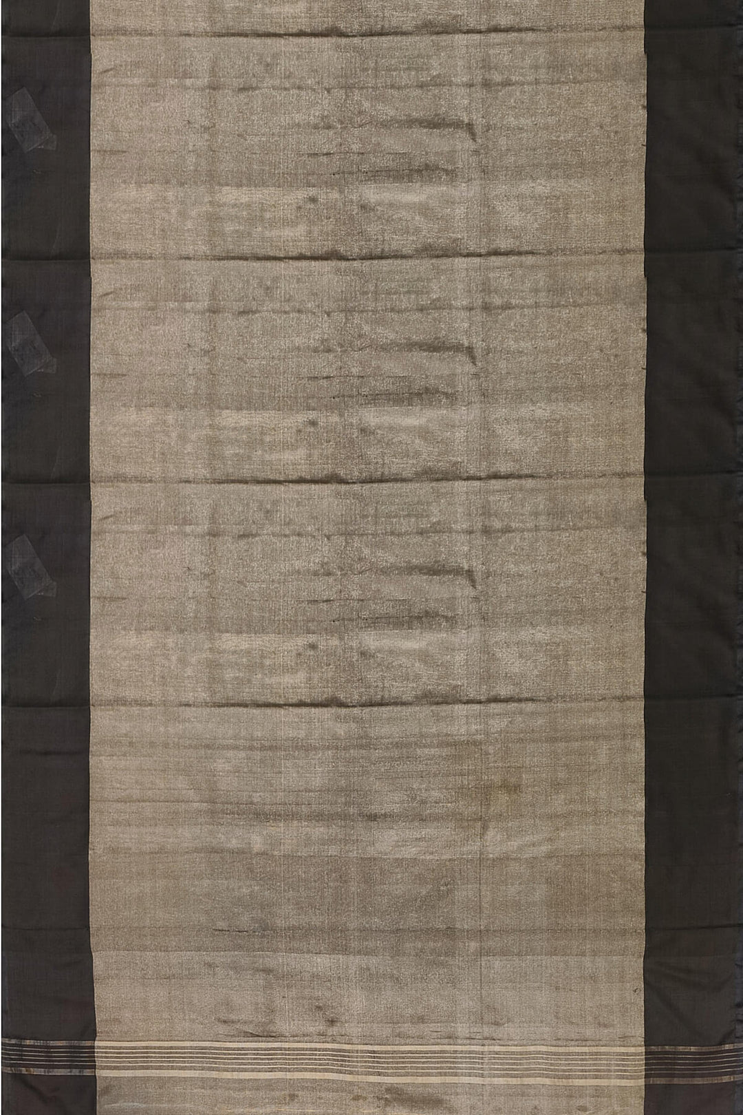 Handloom Uppada silk tissue saree in black