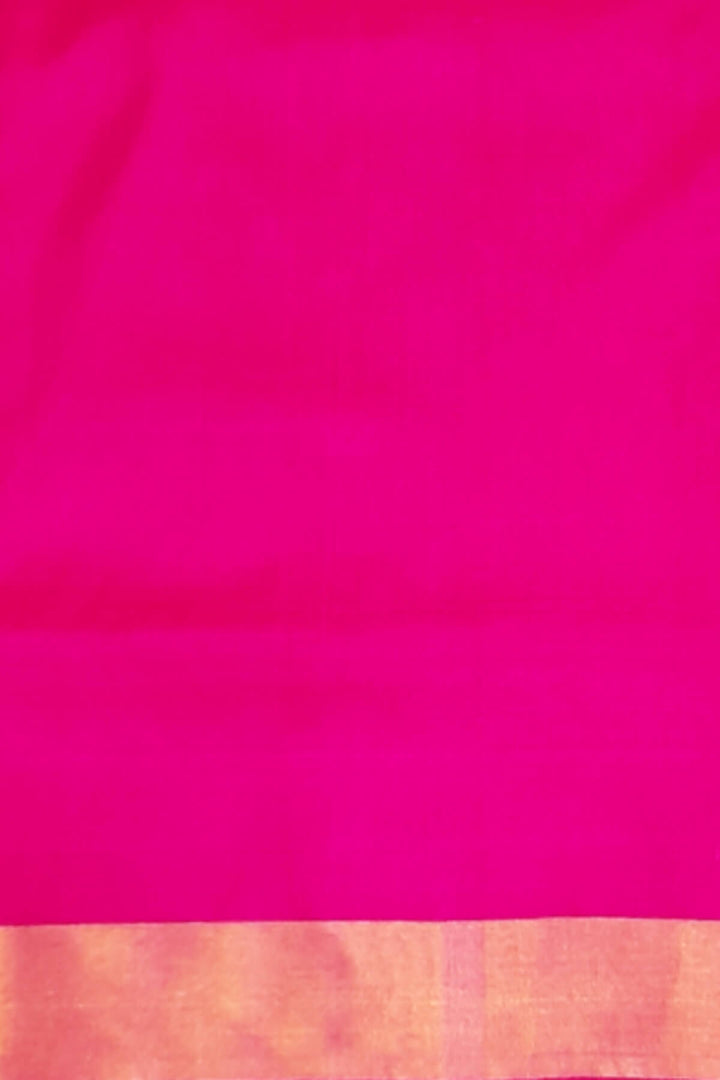 Uppada pure silk saree in  checks in yellow