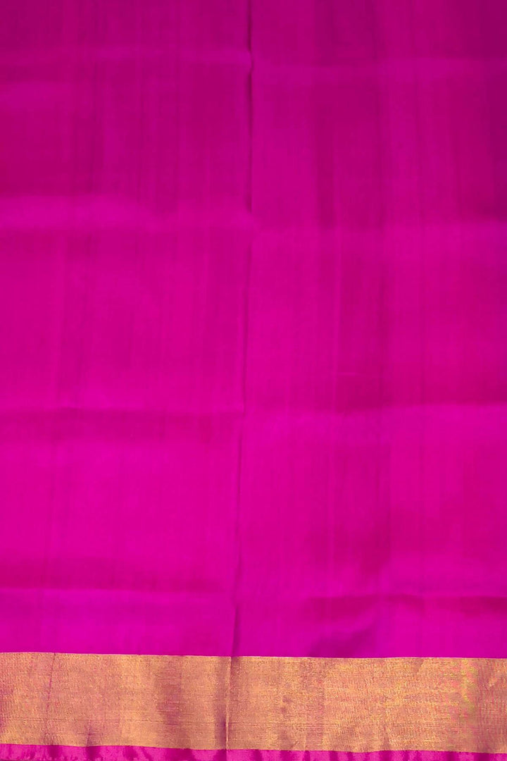 Handwoven Uppada pure silk saree in mustard