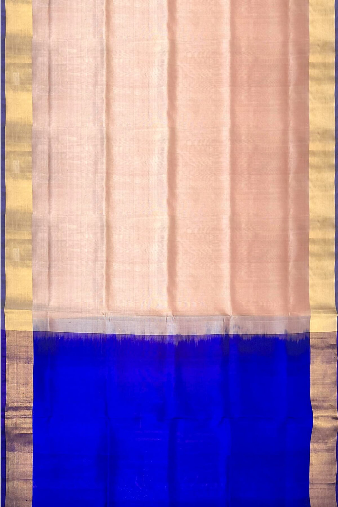 Handwoven Uppada pure silk saree in beige