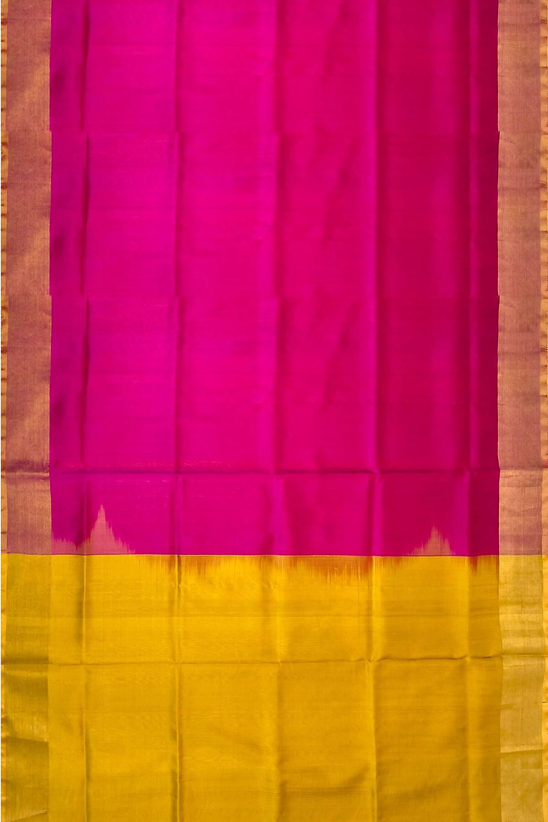 Handwoven Uppada pure silk saree in pink