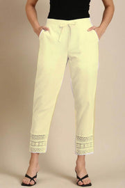 Crochet cotton pants