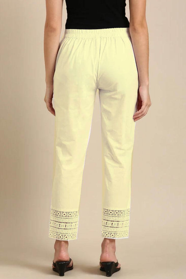 Crochet cotton pants