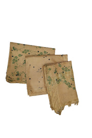 3 piece salwar suit material in beige