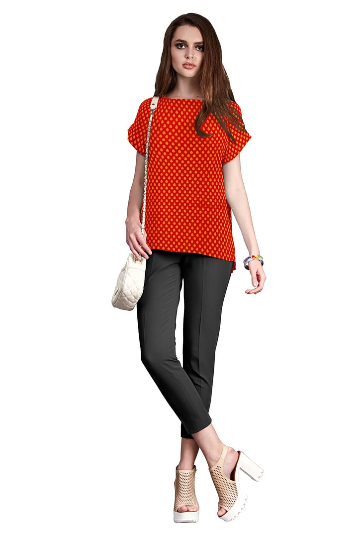 Banarasi  silk fabric in red. Available in multiples of 1M & 2.5M