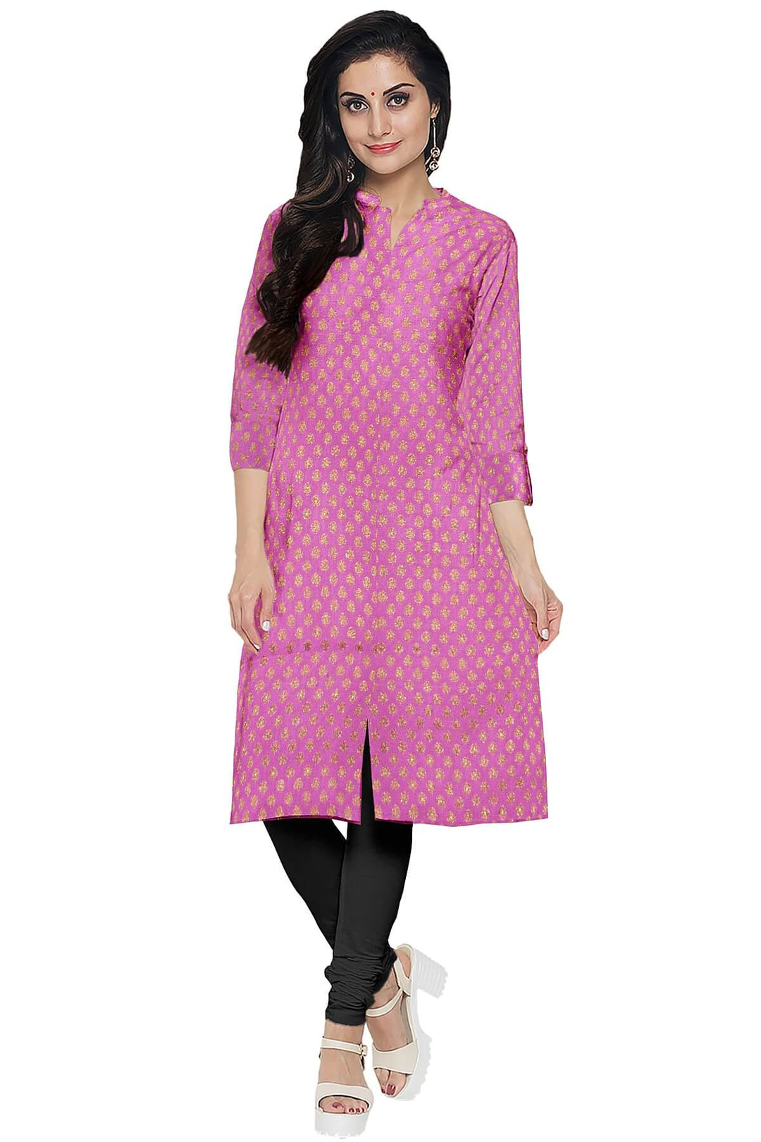 Banarasi  silk fabric in onion pink  . Available in multiples of 1M & 2.5M