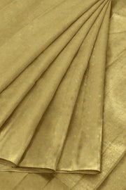 Banarasi  silk fabric in beige. Available in multiples of 1M & 2.5M