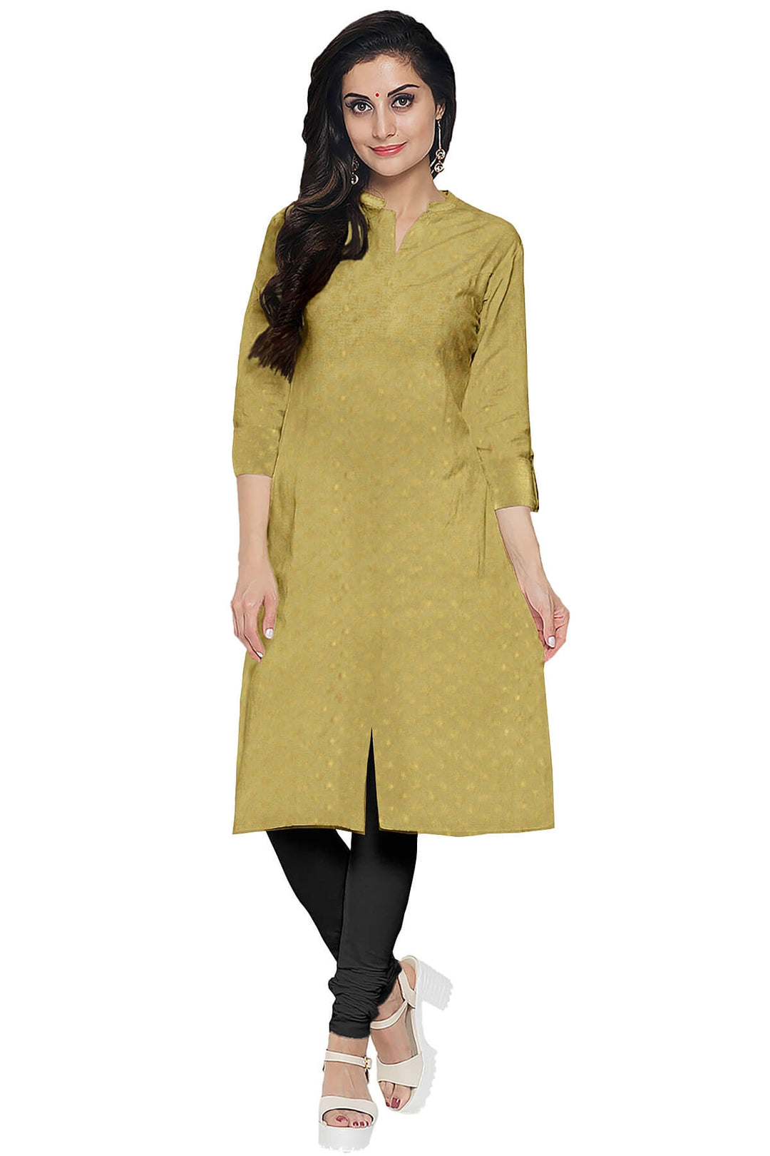 Banarasi  silk fabric in beige. Available in multiples of 1M & 2.5M