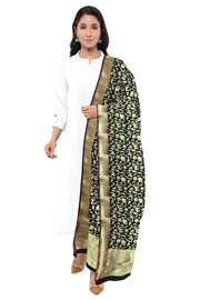 Handloom Banarasi semi silk dupatta - Anivartee