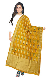 Handloom Banarasi semi silk dupatta - Anivartee