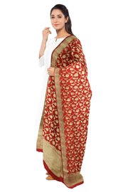 Handloom Banarasi semi silk dupatta - Anivartee
