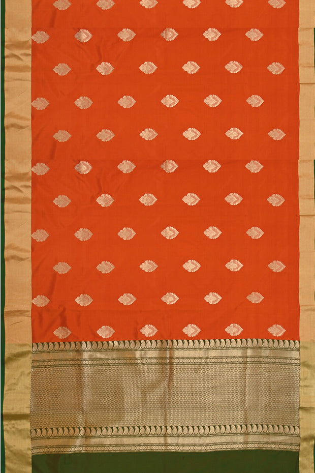 Handloom Banarasi katan pure silk saree