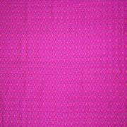 Handwoven Ikkat pure silk   fabric in dupioni finish in pink