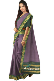 Handloom Gadwal pure cotton saree - Anivartee