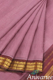 Handloom Gadwal pure cotton saree - Anivartee