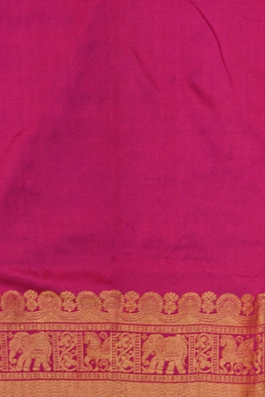 Handwoven Ikat pure silk unstitched lehenga material  in green in narikunj pattern