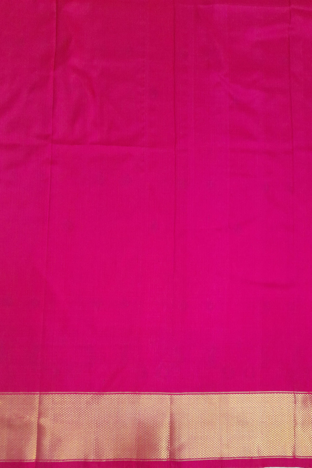 Handwoven Ikat pure silk unstitched lehenga material in teal green & pink in navratan pattern