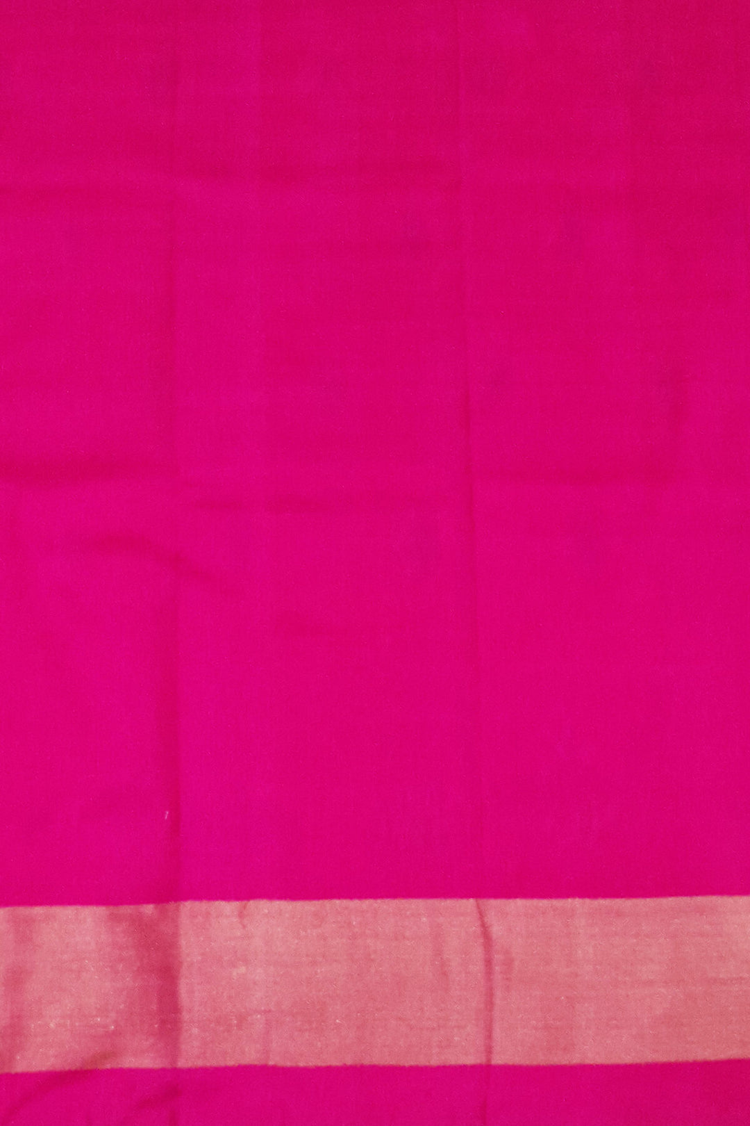 Handwoven Ikat pure silk unstitched lehenga material in orange