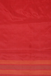Double ikat pure silk saree in  blue in fish & swan pattern