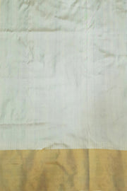 Handwoven Ikat pure silk saree in blue with small motifs