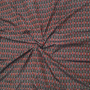 Handwoven  Ikat silk cotton fabric in black