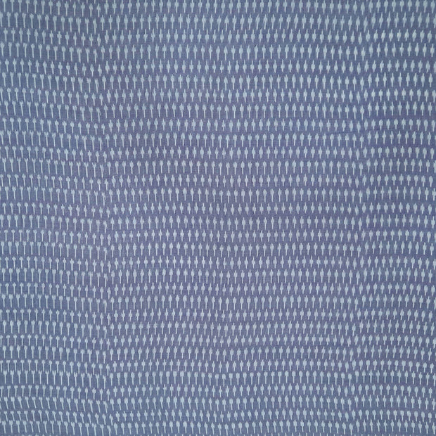 Handwoven ikat  pure cotton fabric in grey