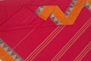 Kanchi pure cotton saree in pink