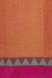 Kanchi pure cotton saree in mustard