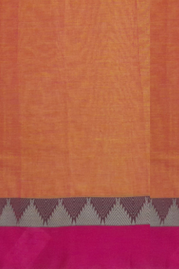 Kanchi pure cotton saree in mustard