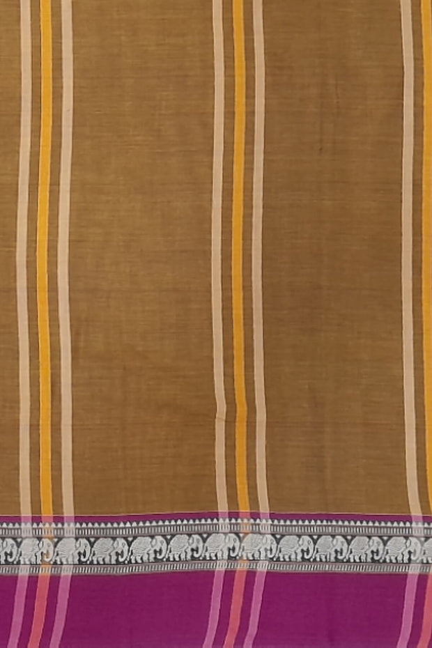 Narayanpet  pure cotton saree in honey colour