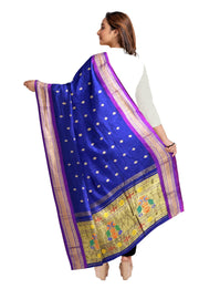 Handloom Paithani pure silk dupatta