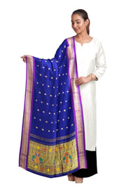 Handloom Paithani pure silk dupatta