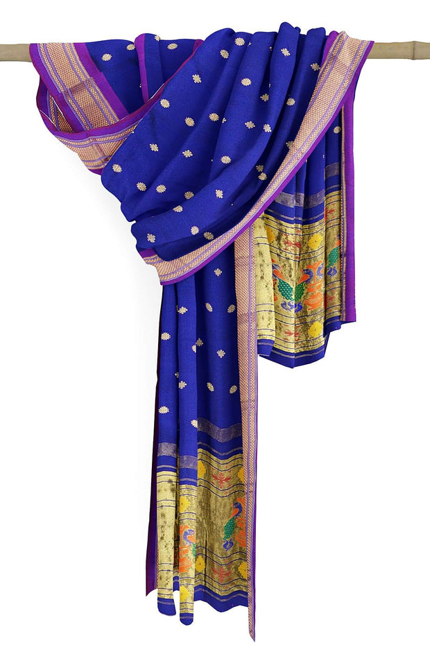 Handloom Paithani pure silk dupatta