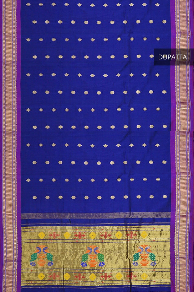 Handloom Paithani pure silk dupatta