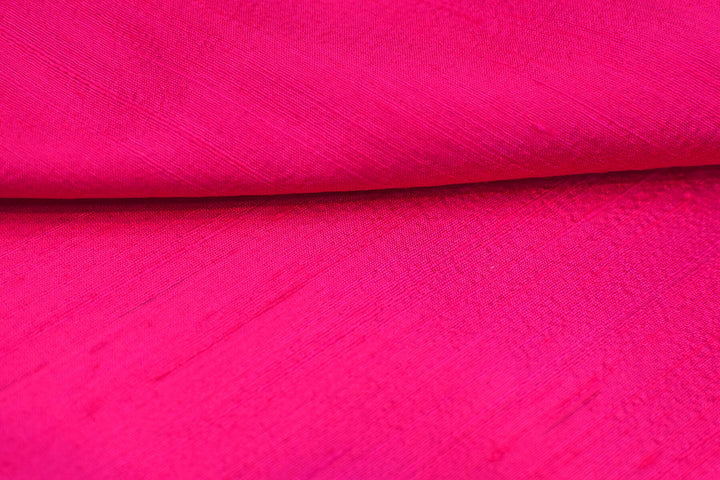 Pure silk fabric (in dupion finish)  in pink