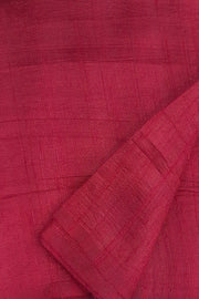 Pure silk fabric (in dupion finish)  in maroon
