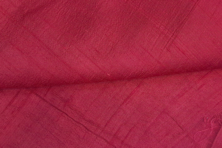 Pure silk fabric (in dupion finish)  in maroon