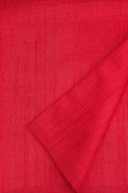 Pure silk fabric (in dupion finish)  in red
