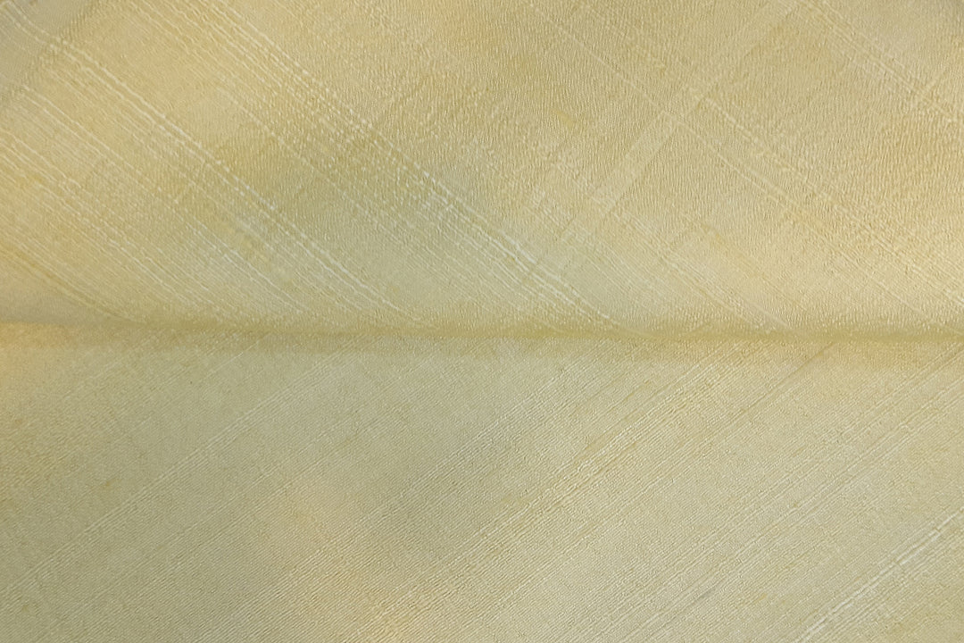 Pure silk fabric (in dupion finish)  in cream