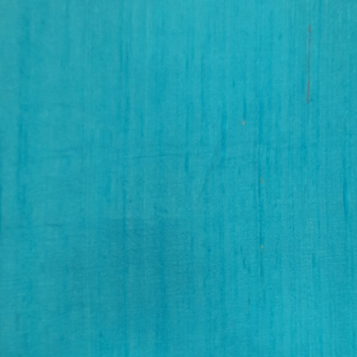 Pure silk fabric (in dupion finish)  in sky blue