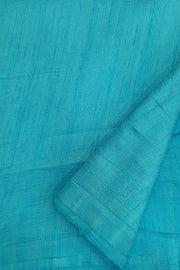 Pure silk fabric (in dupion finish)  in sky blue